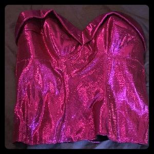 Pink luxe bustier